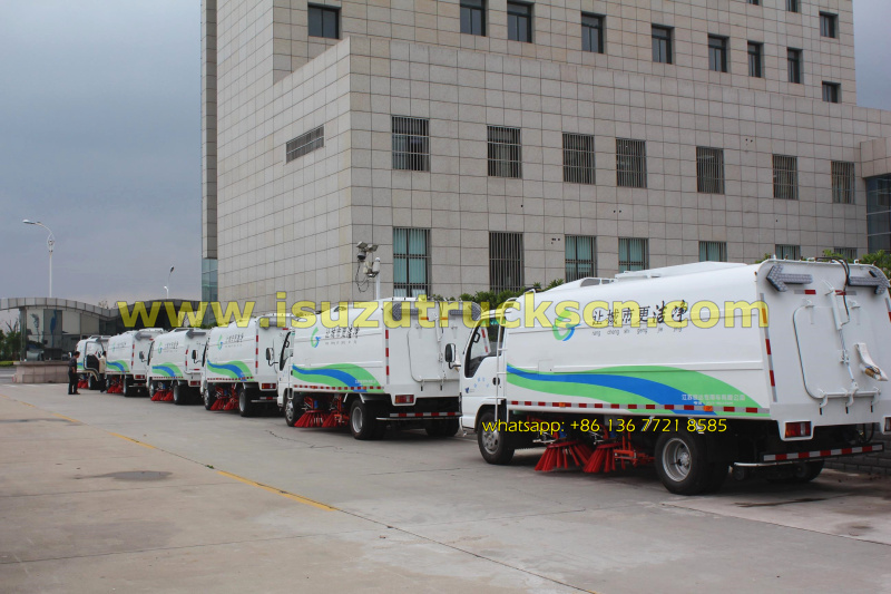 Al gobierno de Manila 6 unidades Camión barredor de calles de alto rendimiento ISUZU