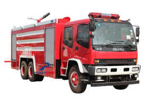 Japón Isuzu agua espuma lucha contra incendios licitación camión de bomberos