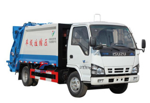Camión compactador de basura usado ciudad de 5 toneladas camiones Isuzu