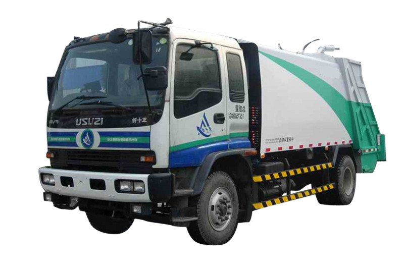Vehículo compactador de basura hidráulico de carga trasera fabricado por camiones powerstar