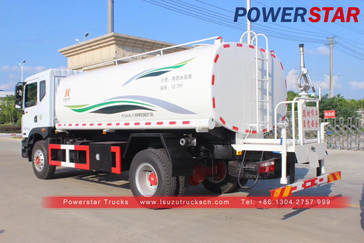 Camión cisterna de transporte de agua Dongfeng con cisterna de agua fabricado por el cliente de Argelia