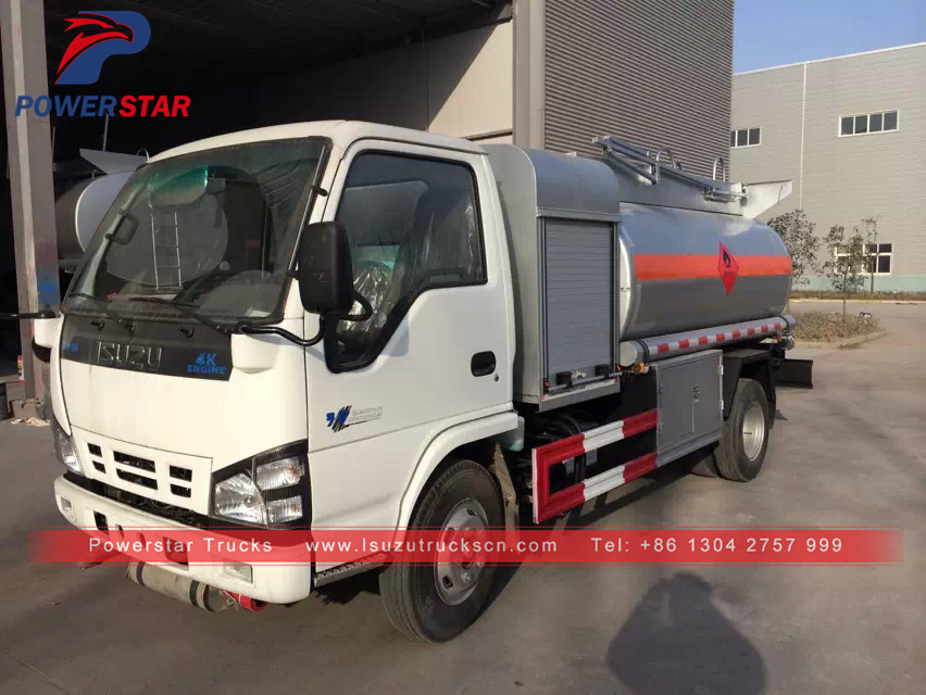 Camión cisterna de combustible de aceite Isuzu hecho a medida en Mongolia a la venta