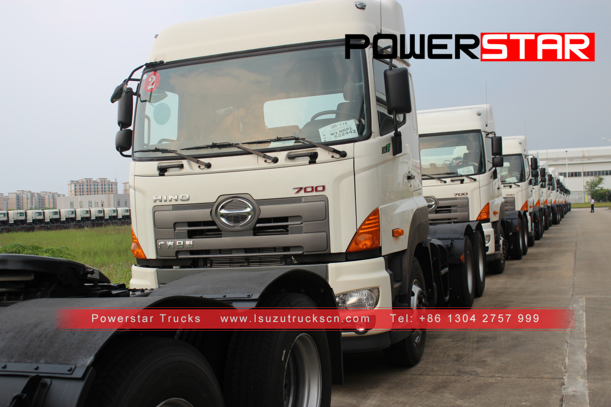 Filipinas - 22 unidades de camión tractor GAC Hino700 Prime Mover de 10 ruedas