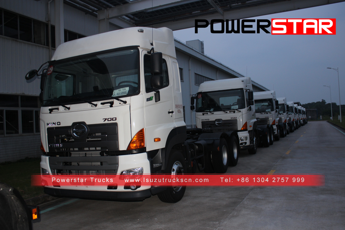 Filipinas - 22 unidades de camión tractor GAC Hino700 Prime Mover de 10 ruedas
