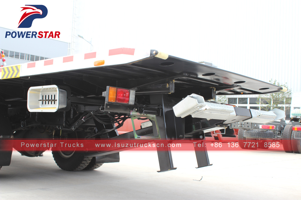 Camión grúa de remolque de plataforma plana de recuperación ISUZU FTR, nueva condición, con grúa pluma, a la venta