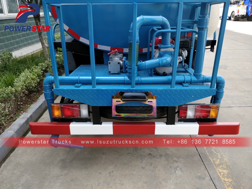 Camión con ventosa para aguas residuales fecales de Filipinas, vehículo cisterna con bomba de alcantarillado Isuzu a la venta