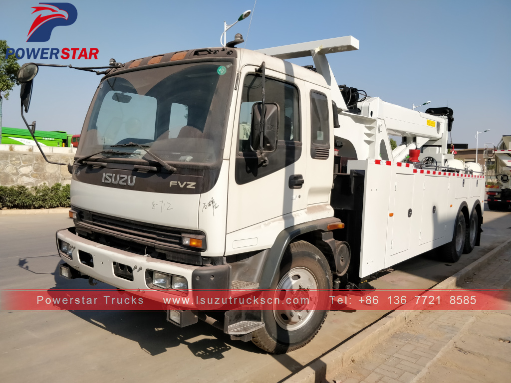 Camión de auxilio para carreteras de Filipinas, camión de recuperación, camión de remolque FVZ Isuzu a la venta