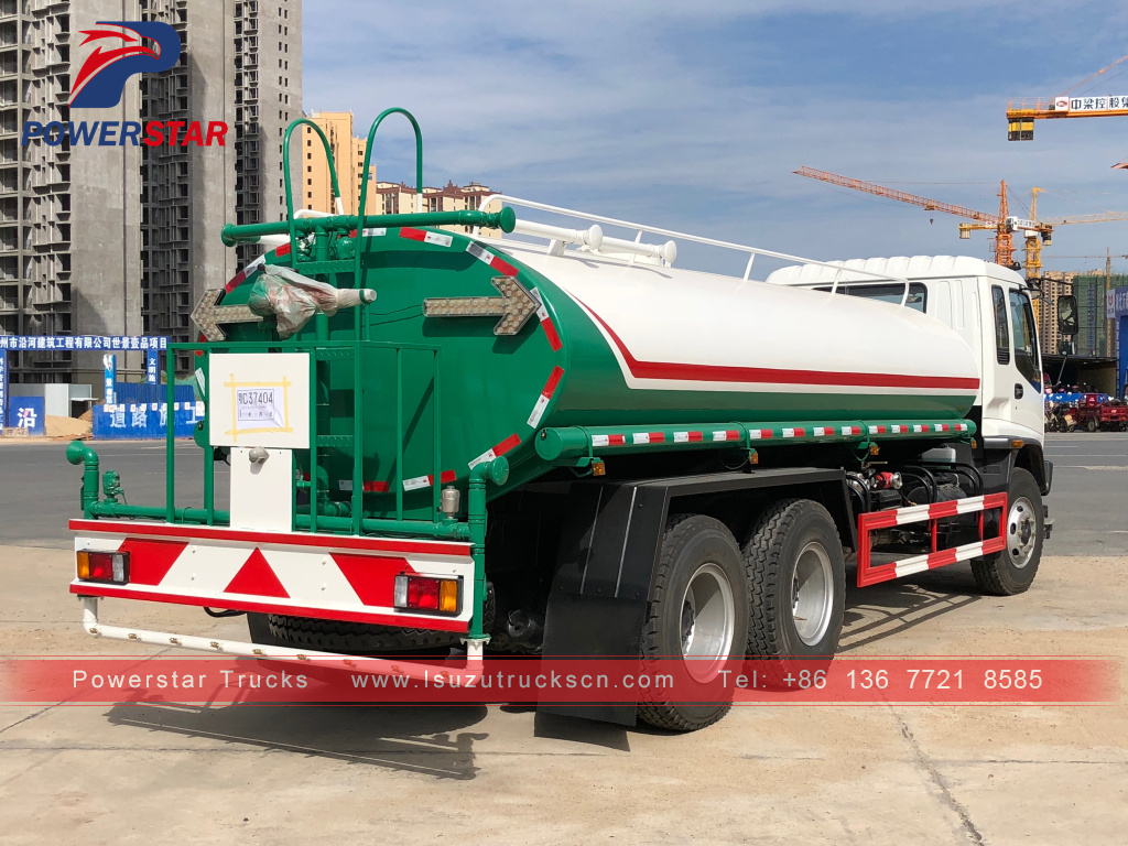 Armenia 20cbm Isuzu camión rociador de agua vehículo camión cisterna a la venta
