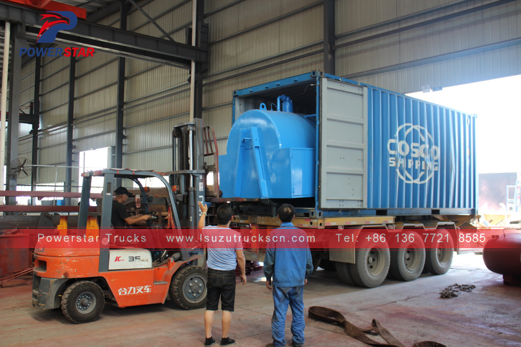 Camión de succión de aguas residuales Isuzu de Filipinas, estructura a la venta