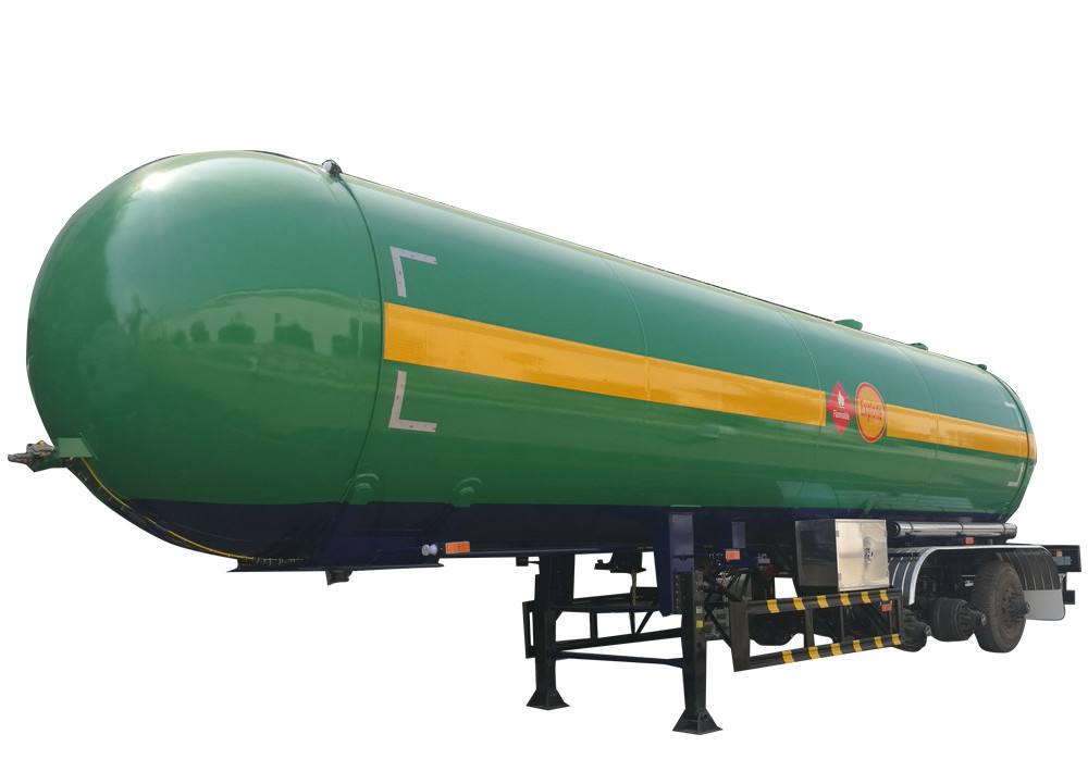Semirremolque cisterna de camión de gas licuado de petróleo de 5.000 litros con ejes para GLP