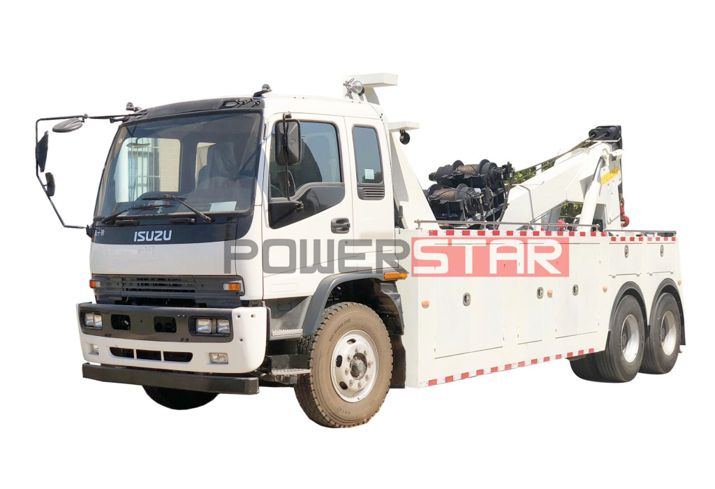 Camión de auxilio de recuperación Vehículo de remolque de rescate ISUZU