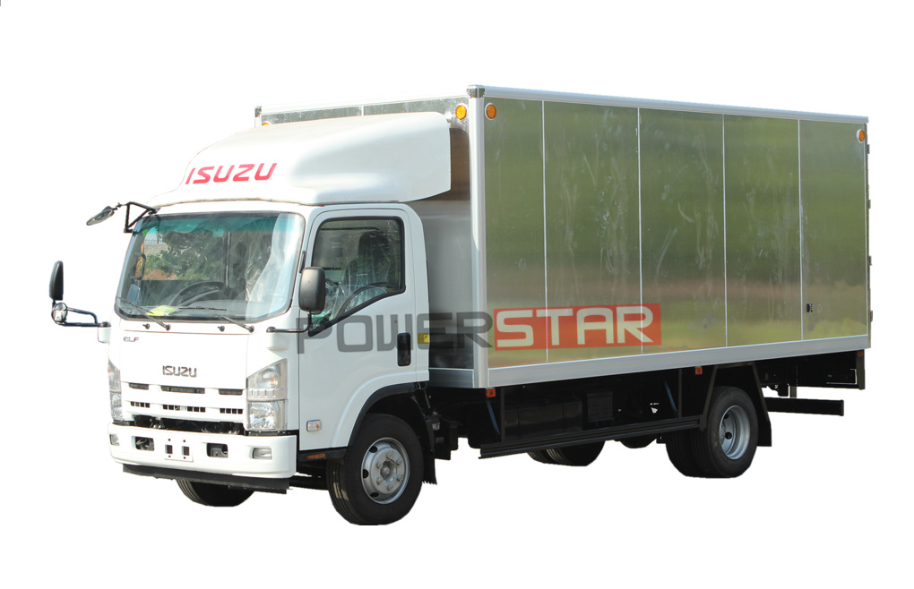 Camión furgoneta de carga de aluminio ISUZU a la venta