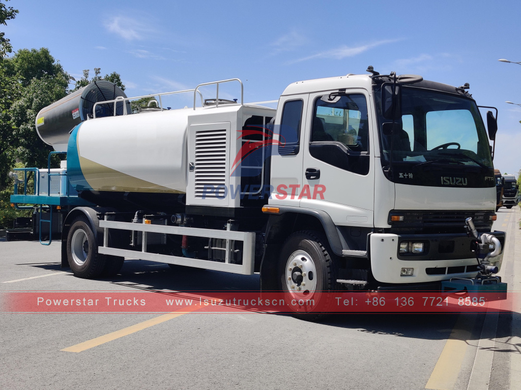 ISUZU FTR Camión rociador de pesticidas de agua de camión de supresión de polvo de 15 toneladas