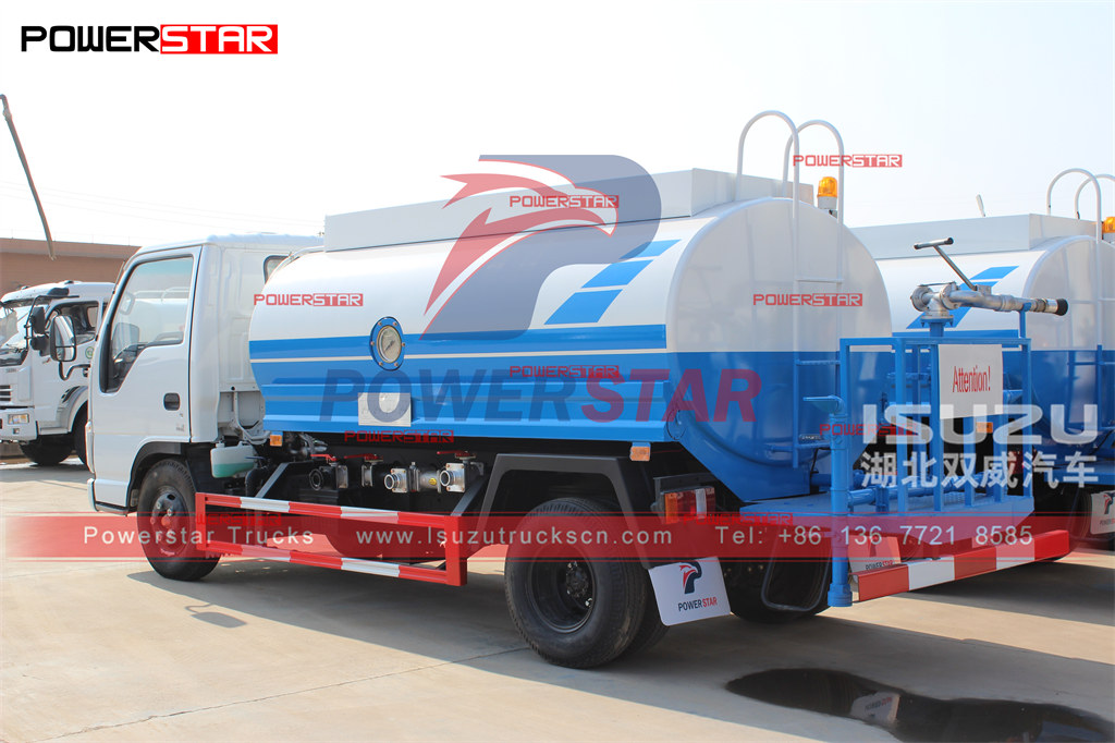 Exportación de camión cisterna ISUZU 5000L a Myanmar