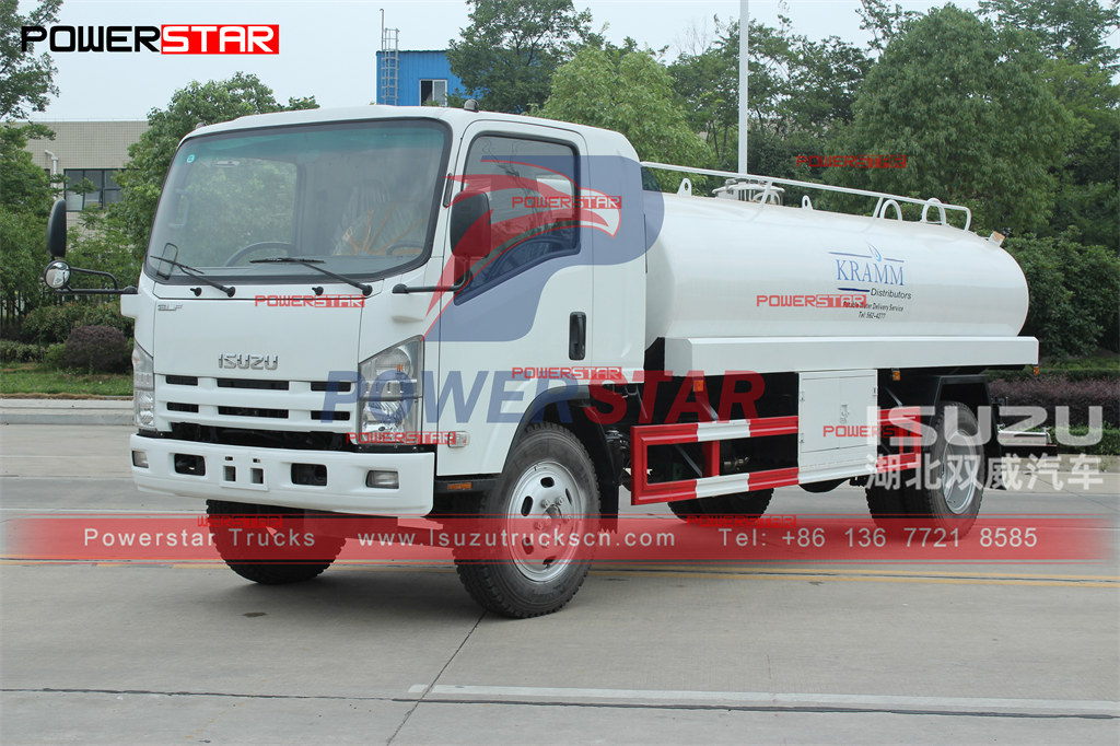 Camión cisterna ISUZU 9000L exportación Antigua y Barbuda0