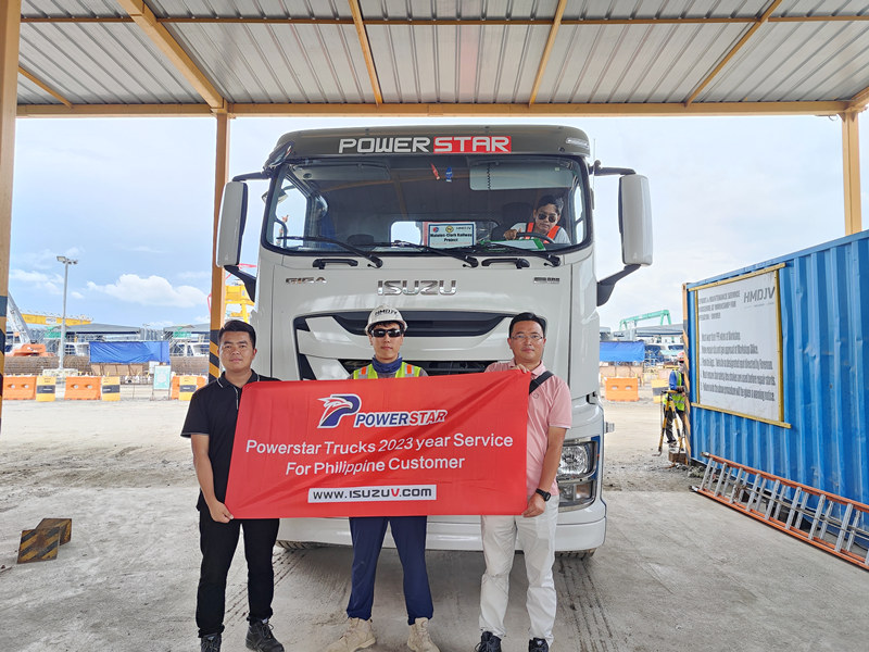 ISUZU GIGA camiones grúa con pluma en Filipinas