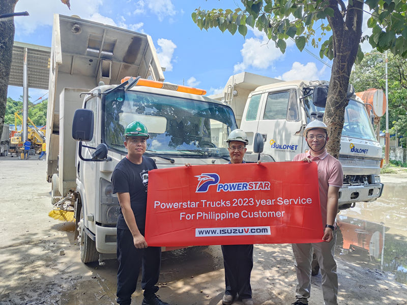 ISUZU camiones barredoras para Filipinas