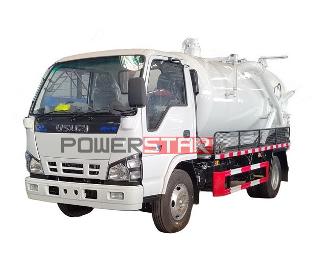 Camión aspirador de aguas residuales Isuzu 100P