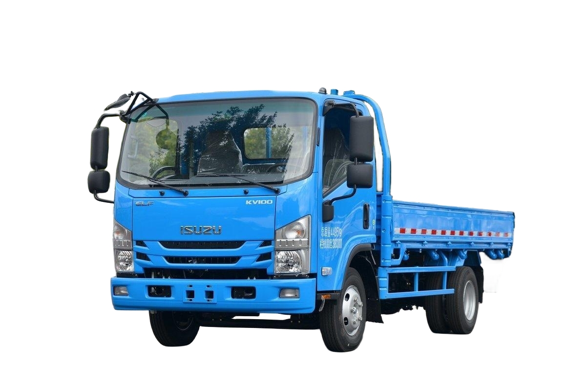 ¿Qué es un camión de carga de plataforma plana Isuzu KV100?