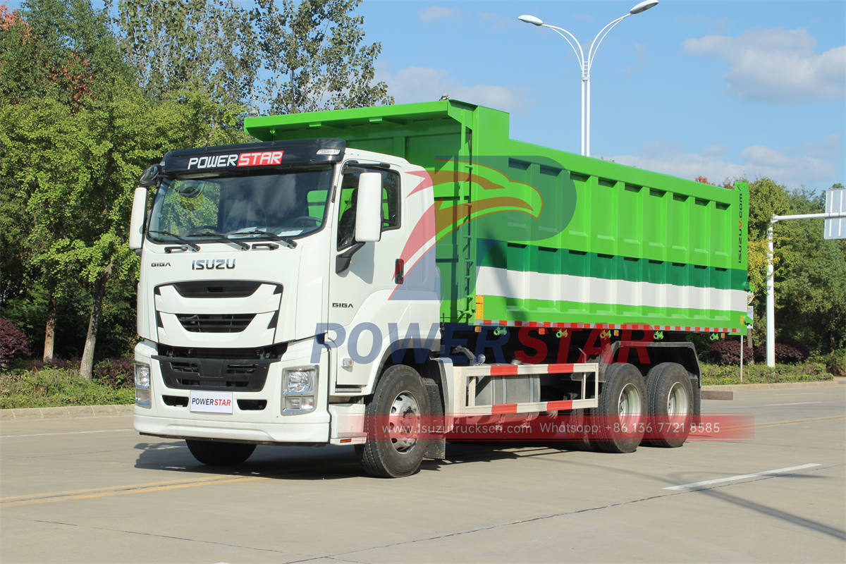 Camión volquete ISUZU GIGA de 33 toneladas GVW de buena calidad