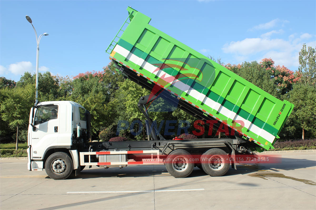 Camión volquete ISUZU GIGA con 30 toneladas de carga útil