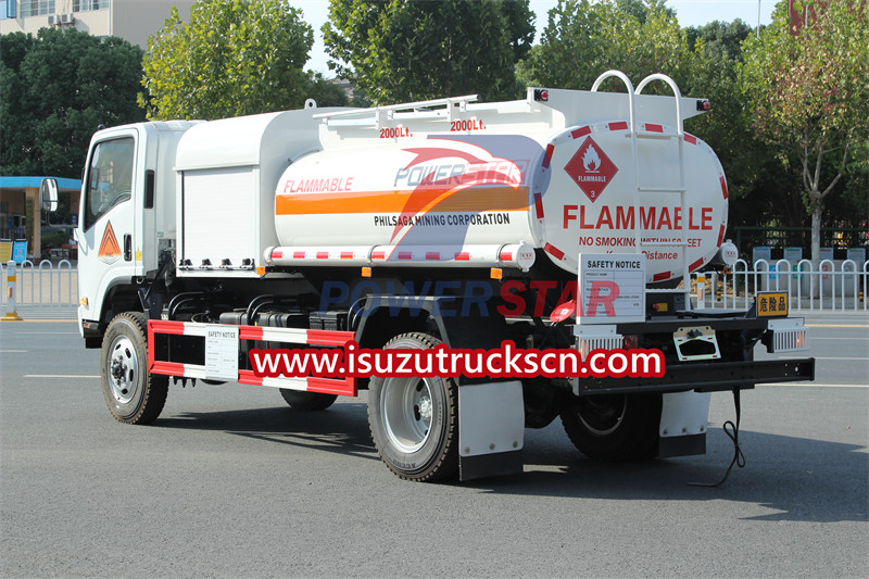 Camiones de combustible ISUZU de diésel