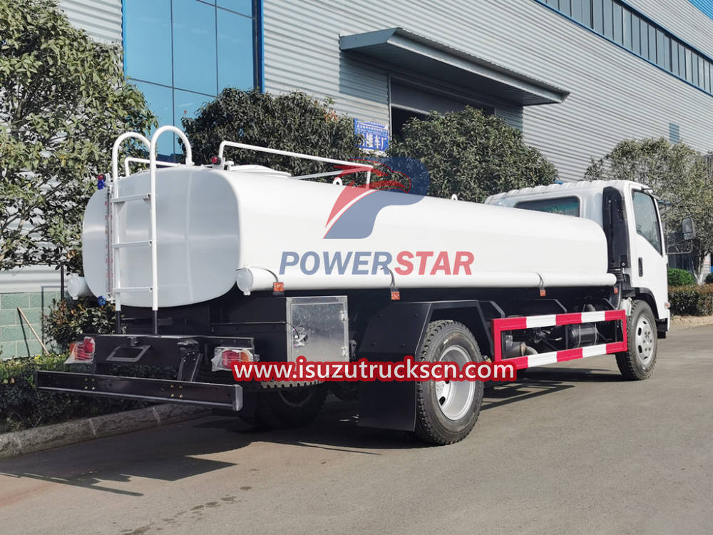 Camión de reparto de agua potable de acero inoxidable Isuzu