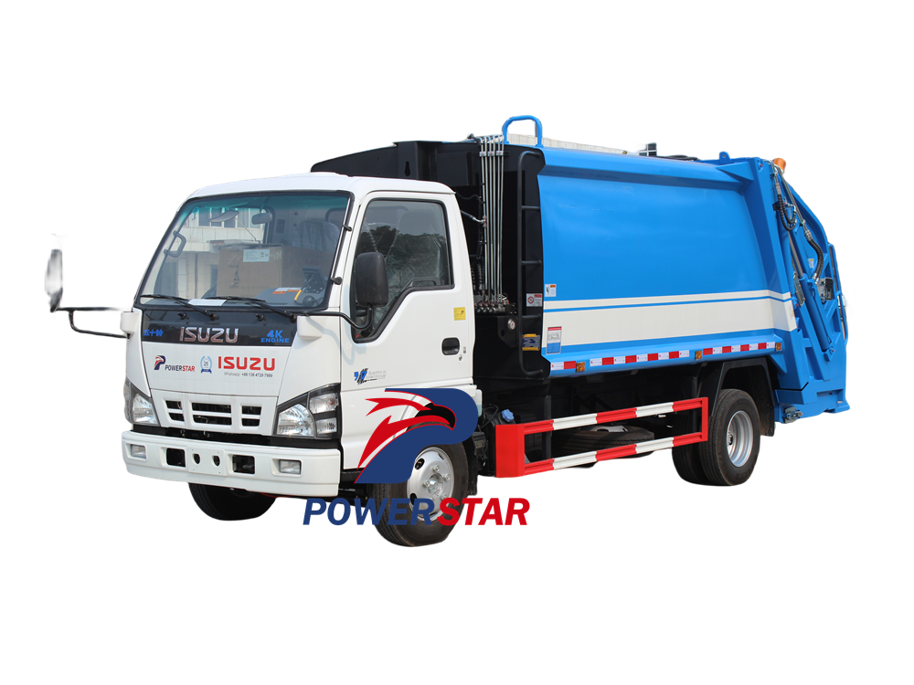 camión compactador de basura isuzu