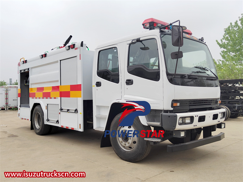 Camión de bomberos de espuma Isuzu FVR