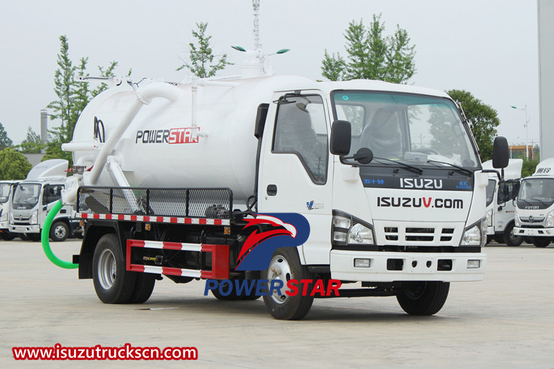 Camión aspirador de aguas residuales isuzu NKR