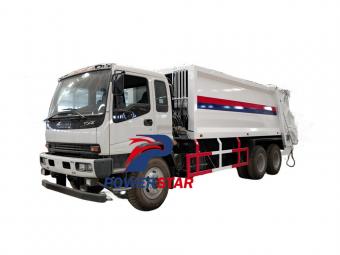 Isuzu 25 cbm refuse compactor truck - Camiones PowerStar
    
