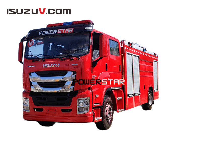 Proveedor filipino de camión contra incendios con motor isuzu giga 6UZ1-TCG50
    