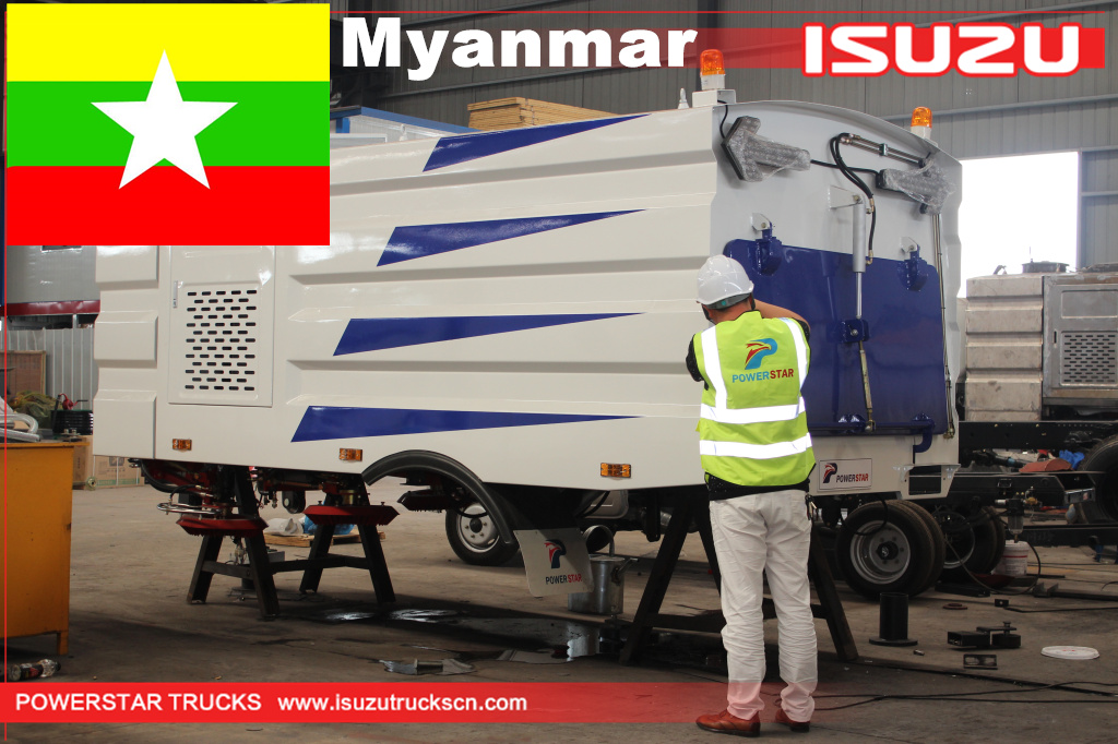 Kit de barredora de carreteras para camiones barredores de Myanmar
    