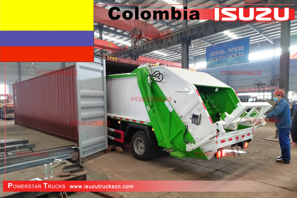 Colombia - Camión compactador de basura ISUZU NPR de 2 unidades
    