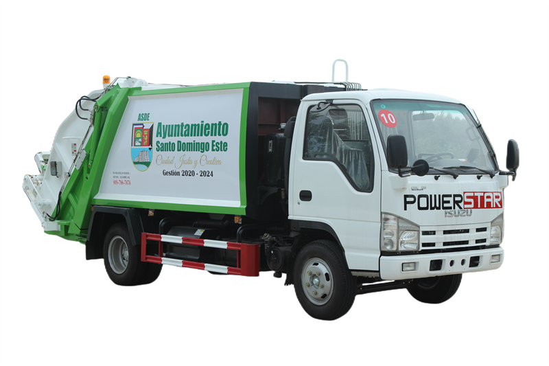 Instrucciones de reparación para camión compactador de basura isuzu.
    