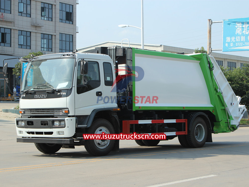 Introducción a los principales usos y tipos de camiones de basura Isuzu.
    