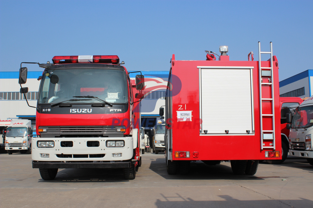 Camiones de bomberos y vehículos de respuesta a emergencias ISUZU personalizados
    