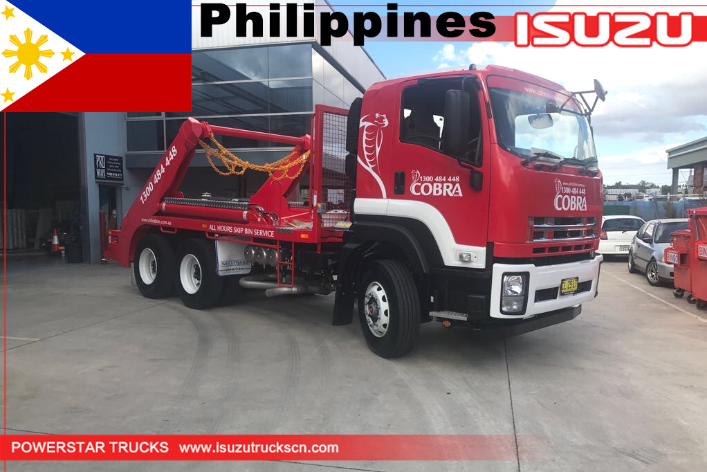 Camión de basura Isuzu con cargador de volquete de 16 toneladas de Filipinas
    