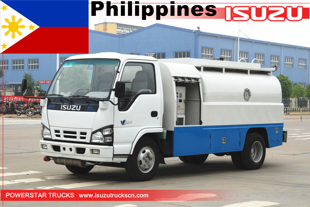 Filipinas - Camión cisterna de repostaje de combustible Isuzu de 1 unidad
    
