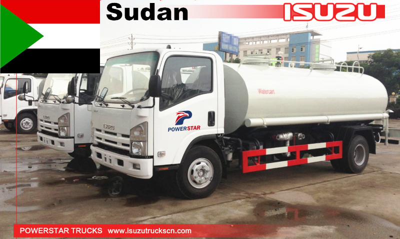 Sudán Camión cisterna Carro cisterna Isuzu
    