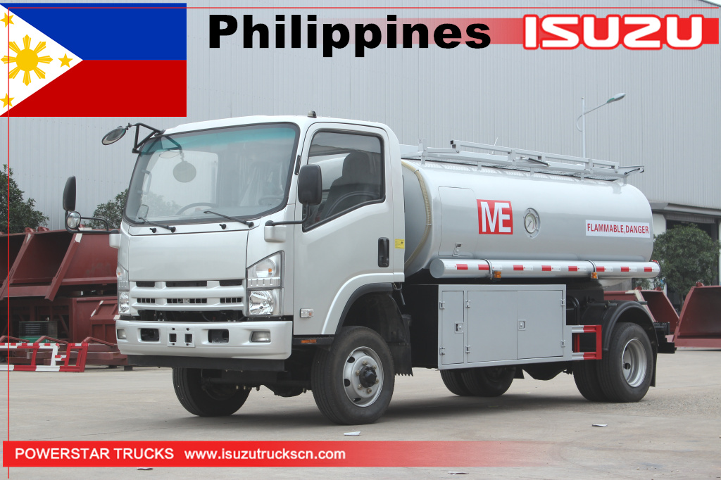 Filipinas - 1 unidad ISUZU ELF 700P 4WD 4*4 Camiones cisterna de combustible y aceite
    