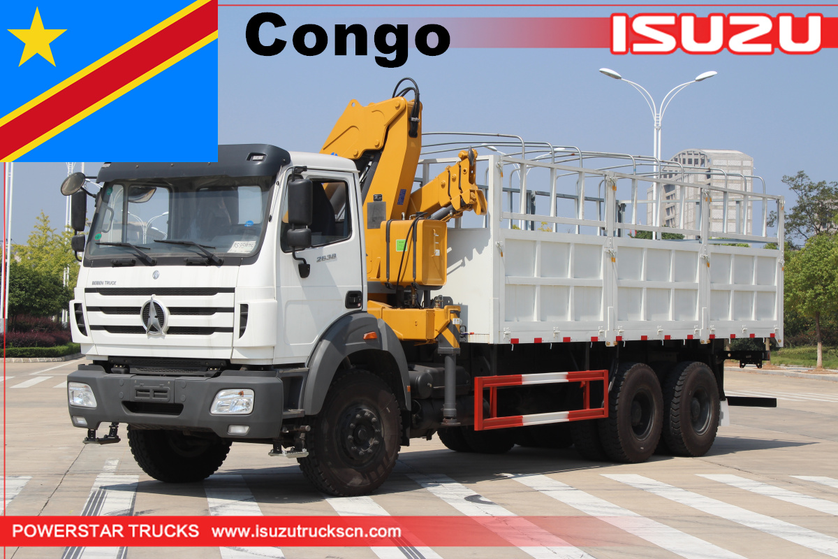 Congo - 1 unidad de camión Beiben con grúa XCMG
    