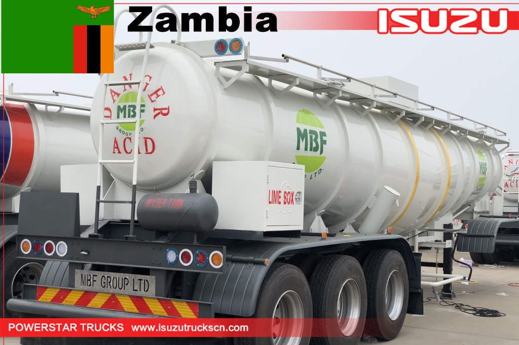 Zambia MBF Group - 8 unidades de remolque cisterna para ácido
    