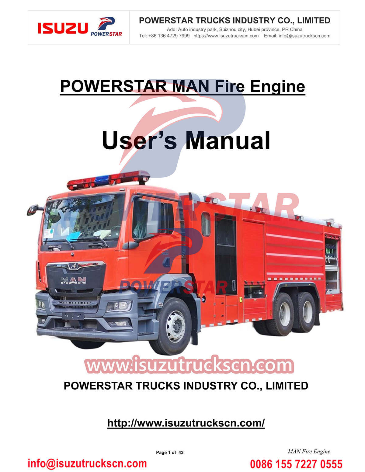 Camión de bomberos MAN TGS 3351 Exportación manual a Dubai
        