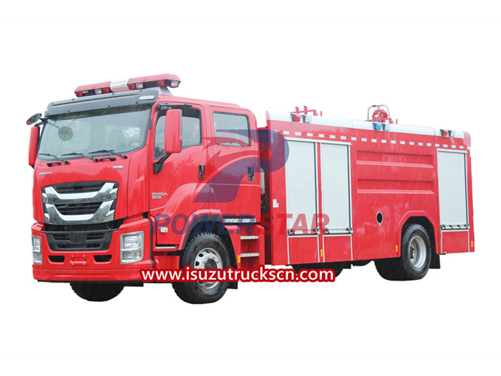 Fallos comunes y soluciones para la bomba contra incendios del camión de bomberos Isuzu