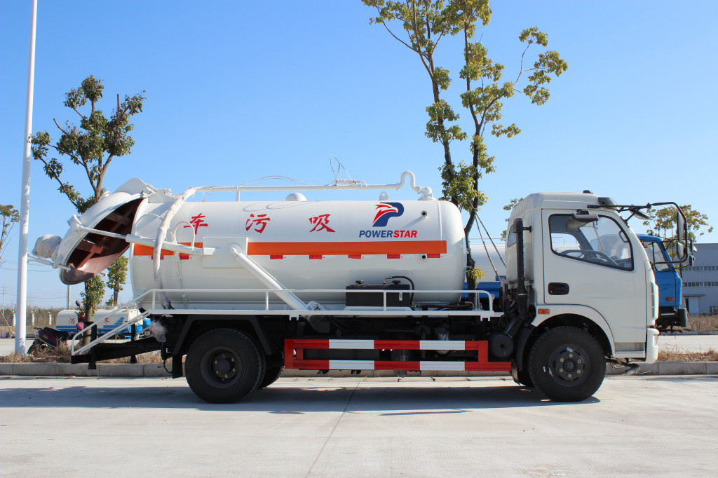 El mejor camión de succión de aguas residuales cisterna séptica Isuzu de camiones Powerstar
    
