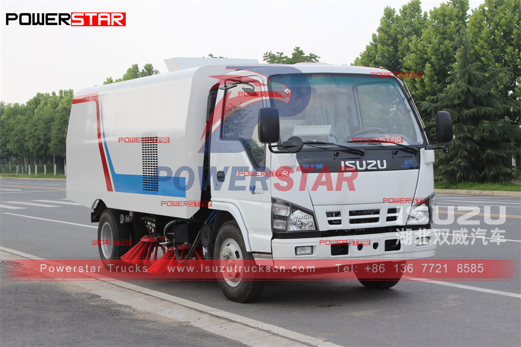 Exportación de camiones barredores de carreteras POWERSTAR ISUZU 5 + 1CBM a Filipinas
    