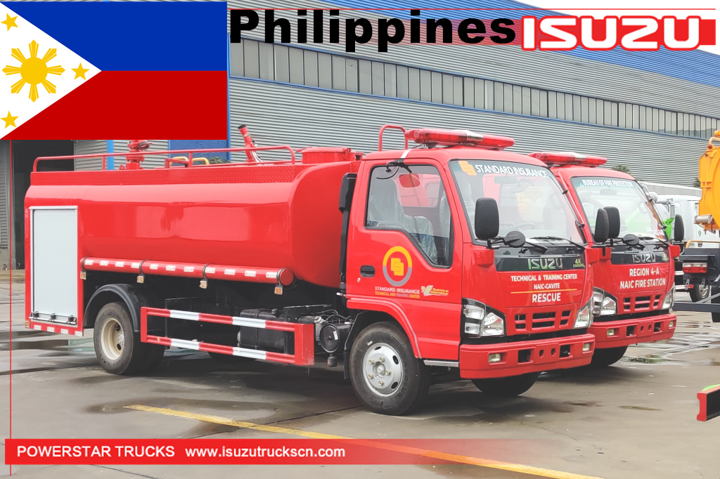 Filipinas - Camión de bomberos de rescate ISUZU de 2 unidades
    