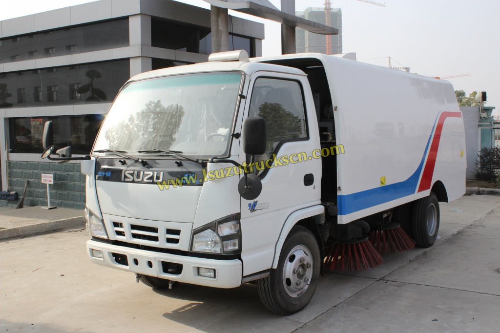 Fabricante Oficial Isuzu vehículo barredor para limpieza viaria
    