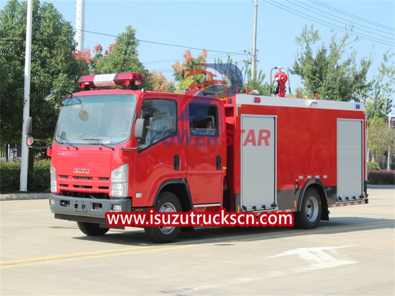 Cómo utilizar el camión de bomberos Isuzu
        